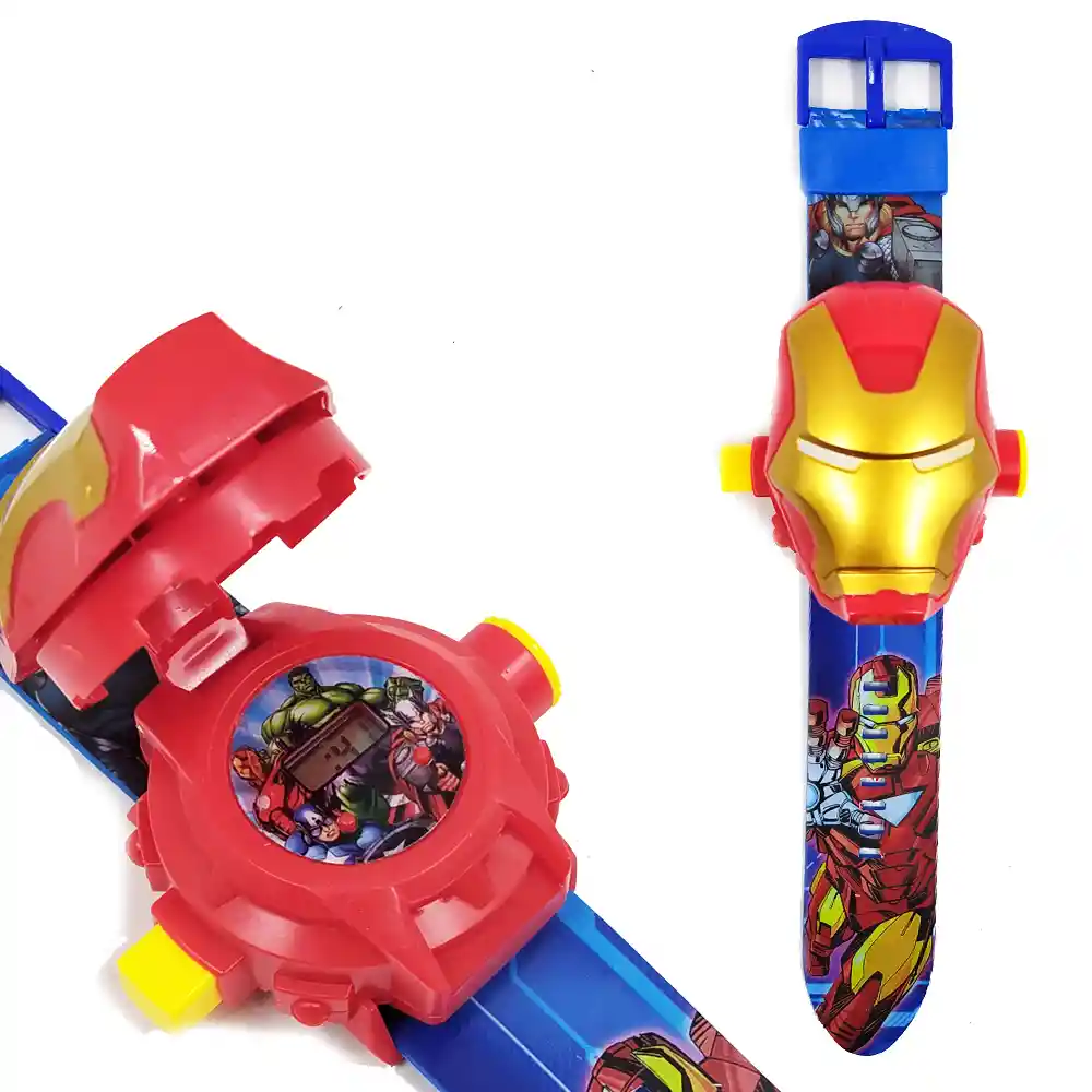 Relojes Super Heroes Proyector Juguetes Accesorios Niños Juguetería