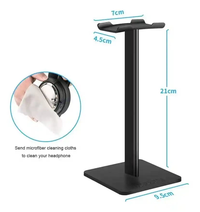 Soporte Base Audifonos De Diadema Para Mesa Ref. S001