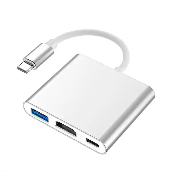 Adaptador Mac Windows Hub Usb-c A Hdmi Usb 3.0 Usb C 3 En 1