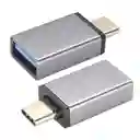 Adaptador Otg Usb A Tipo C (compatible Con Macbook) - Hub Usb Tipo C