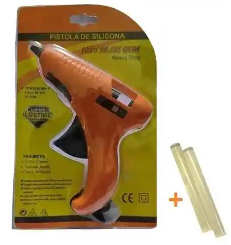 Pistola De Silicona Grande 60 Watts Barras Grandes Manualidades