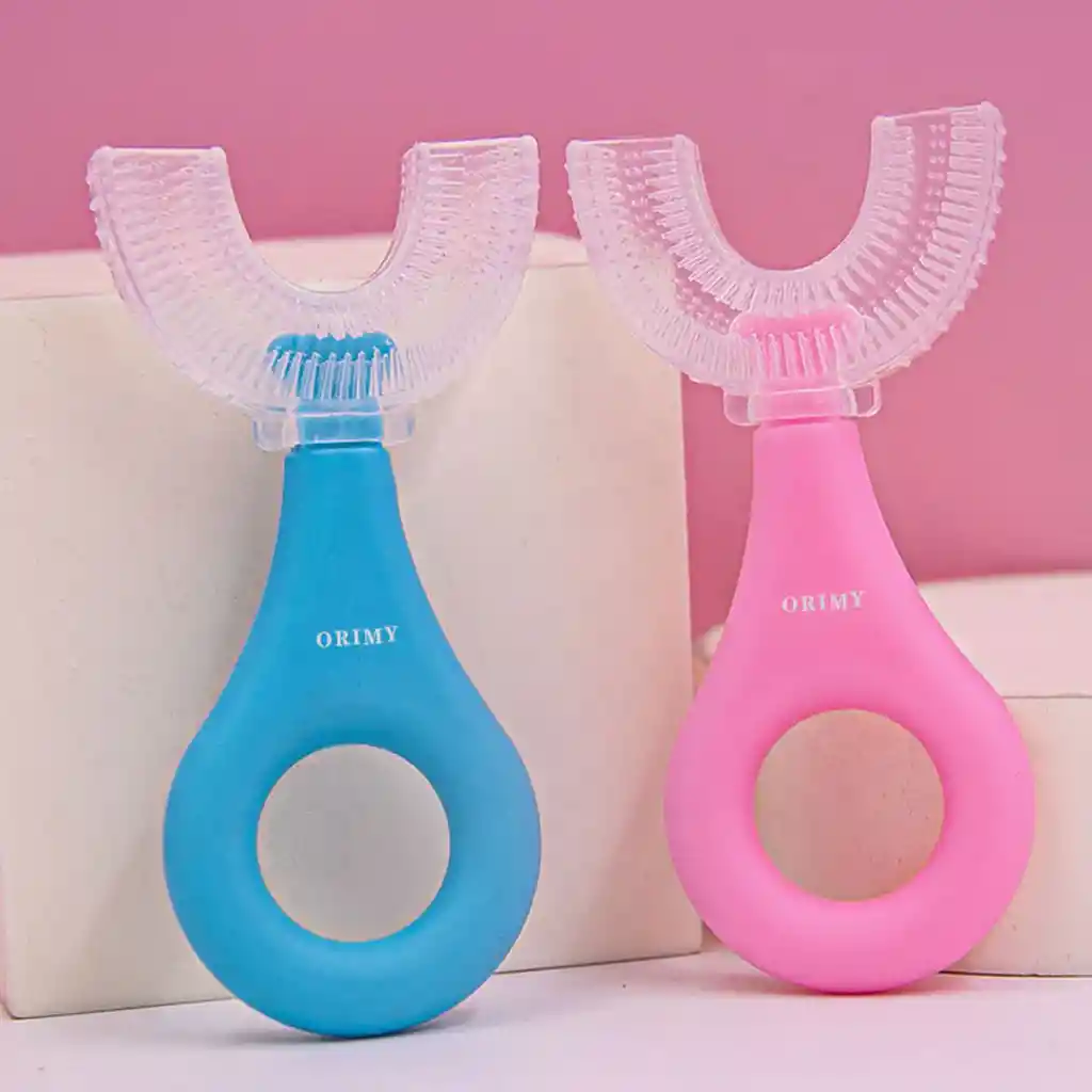 Cepillo De Dientes Para Bebé, Silicona En Forma De U Niños