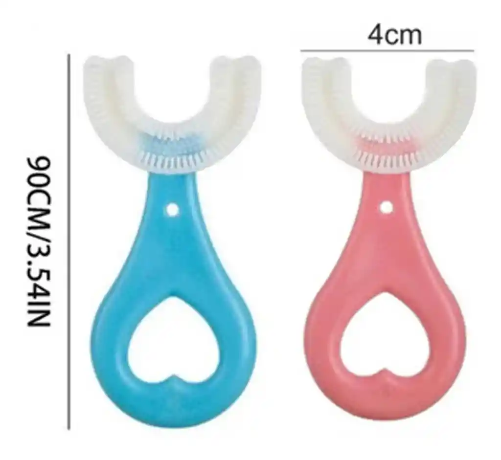 Cepillo De Dientes Para Bebé, Silicona En Forma De U Niños