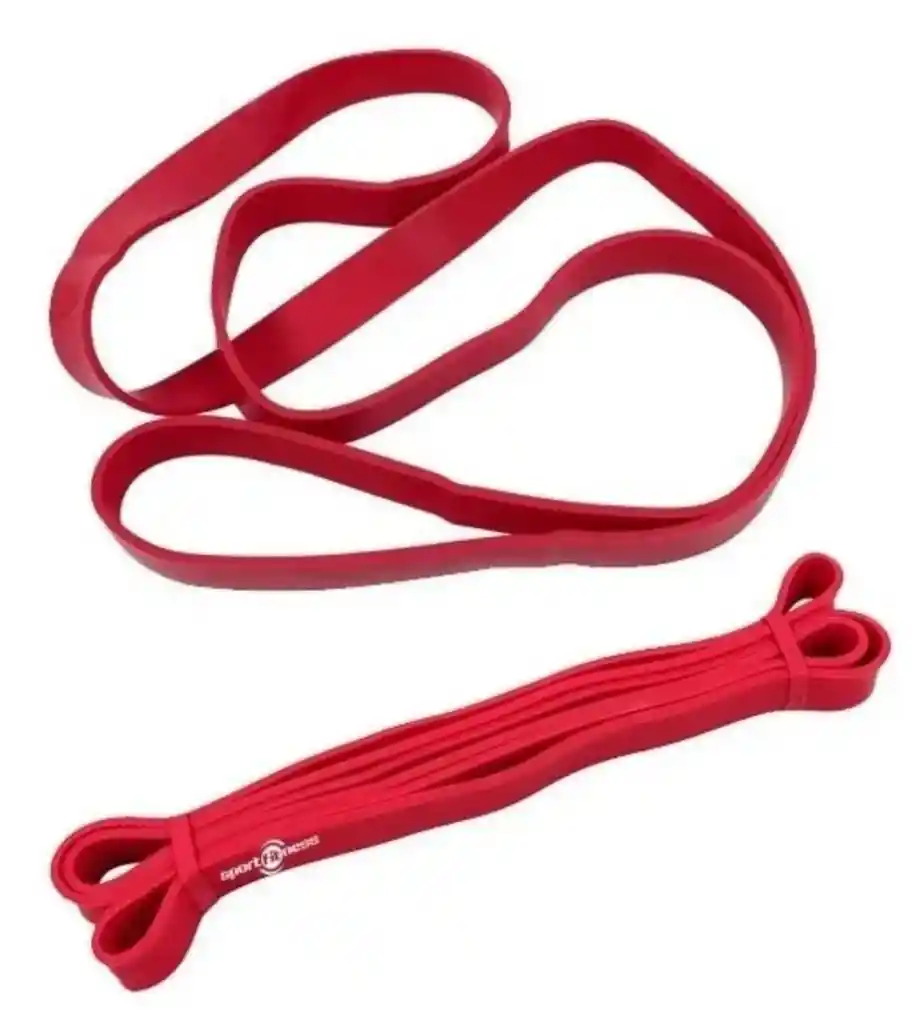 Banda Elástica Poder Rojo Sporfitness Ejercicio Tensión