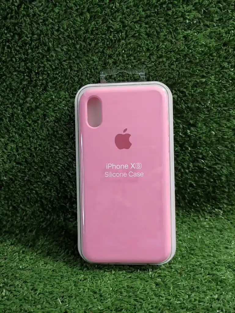 Iphone Xs | Forro Protector| Silicone Case | Rosado | Iphone | Carcasa | Funda | Anti Humedad