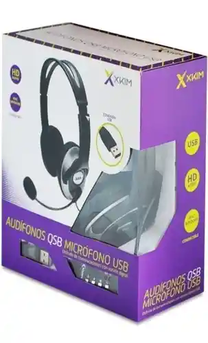   X-Kim  Audifonos Qsb Microfono Usb 