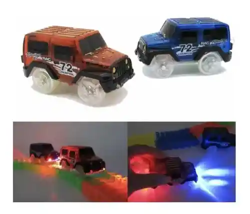 Magic Track Carro Luz Pista 56 Piezas Juguete Niños Regalo