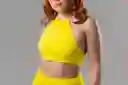 Vestido De Baño Bikini Heart Ref. Agua Amarillo Talla S