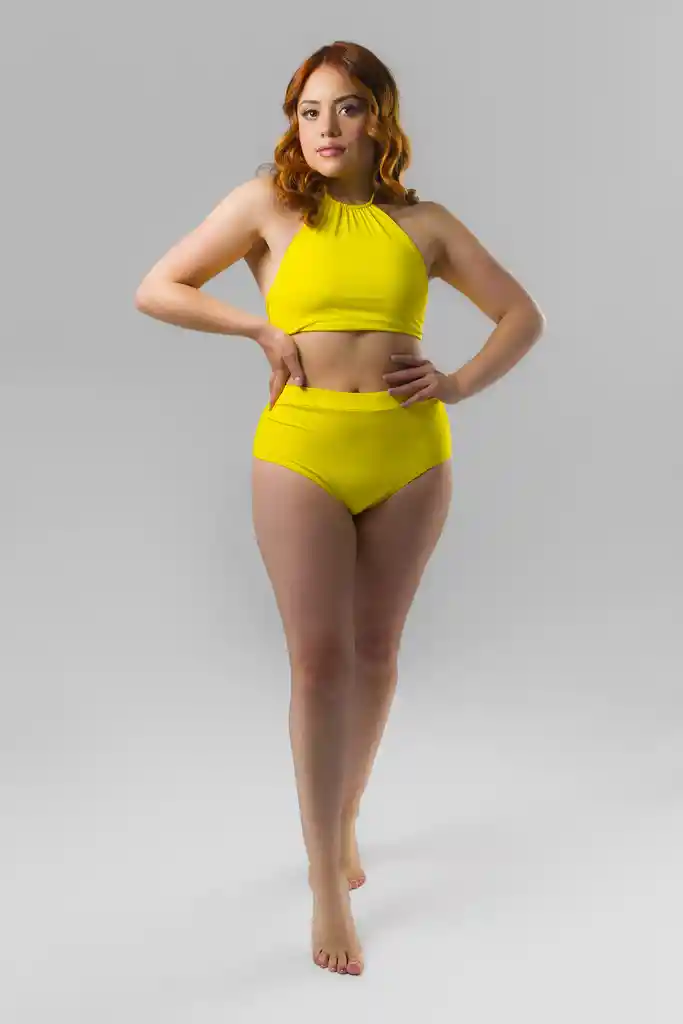 Vestido De Baño Bikini Heart Ref. Agua Amarillo Tall M