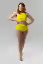 Vestido De Baño Bikini Heart Ref. Agua Amarillo Talla L