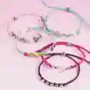 Kit Para Hacer Pulseras Tejidas Brillantes Juguete Para Niña