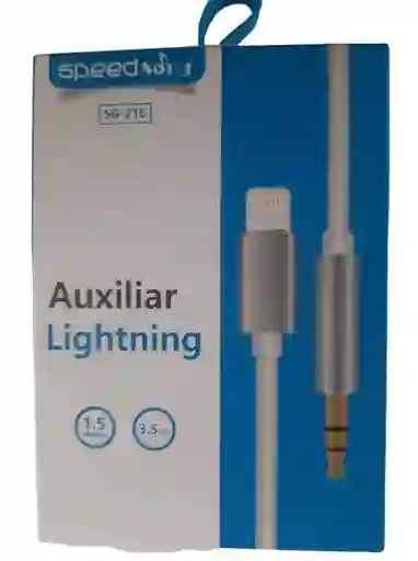 Cable Sg216 Lightning Audio A Auxiliar 3.5mm Para Iphone