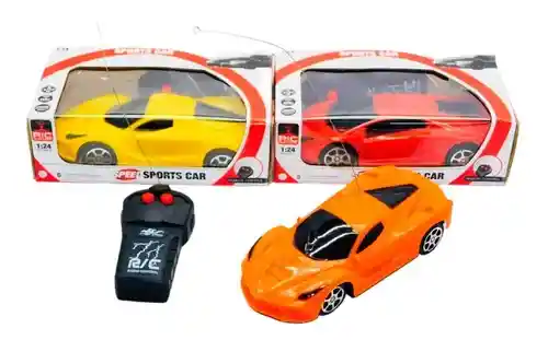 Juguete Carro Deportivo Control Remoto Niños Regalo Rayo