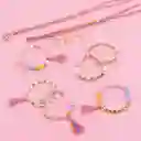 Kit Para Hacer Pulseras Juguete Niñas Juicy Couture Letras