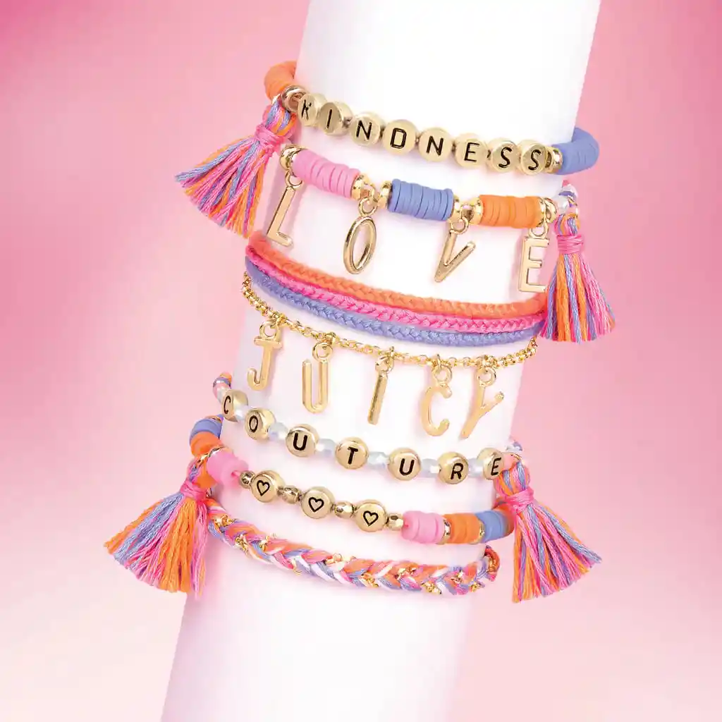 Kit Para Hacer Pulseras Juguete Niñas Juicy Couture Letras