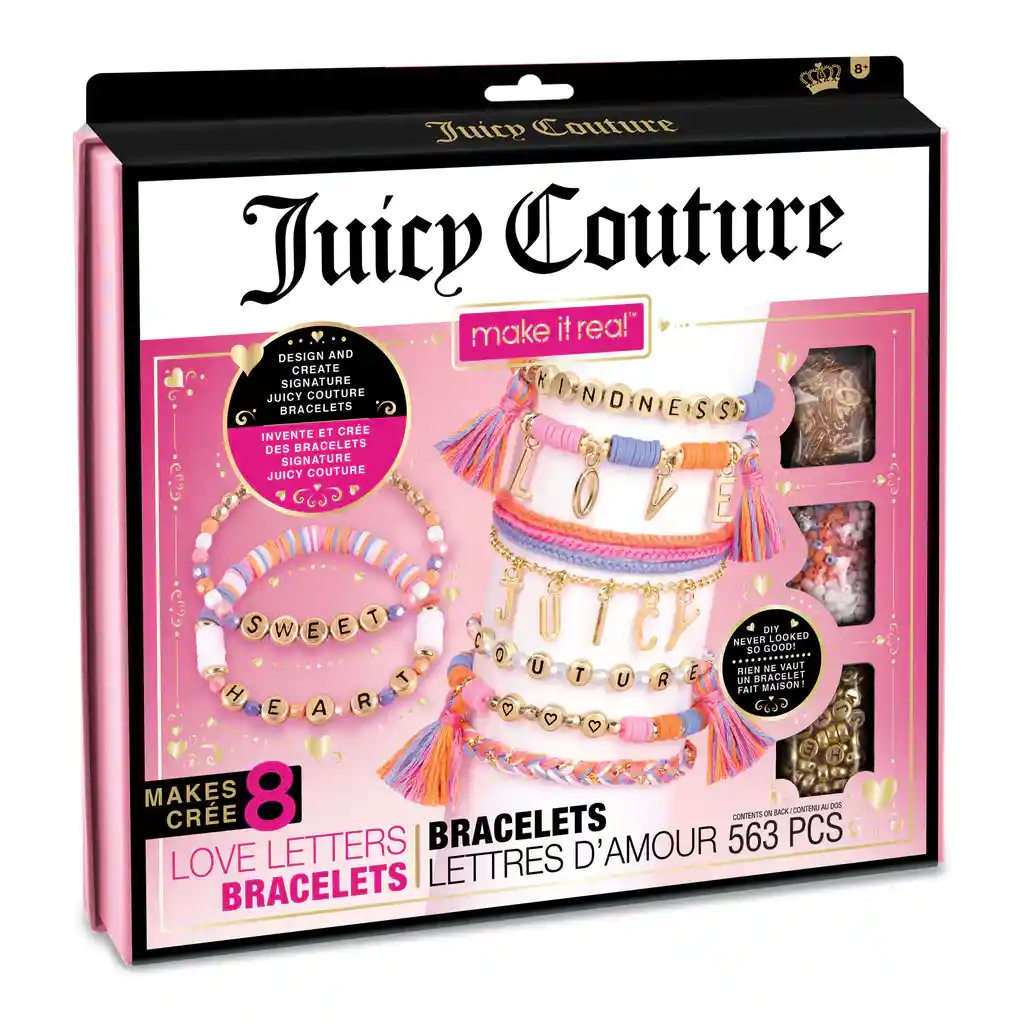 Kit Para Hacer Pulseras Juguete Niñas Juicy Couture Letras