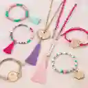 Kit Para Hacer Pulseras Manillas Accesorios Madera Juguete Niñas