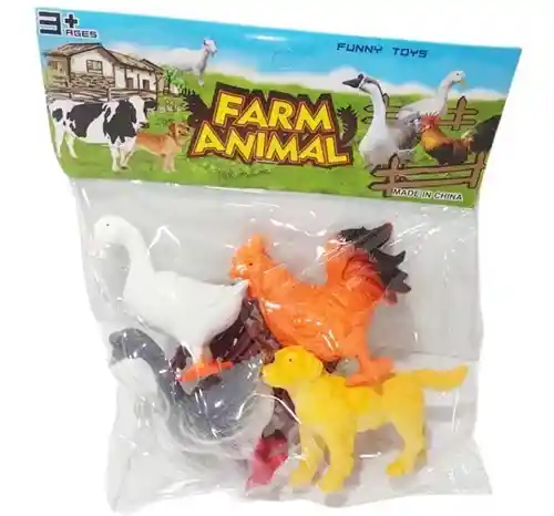 Pesebre Set 4 Animales Granja Niños