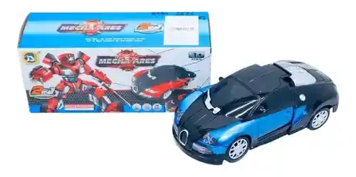 Carro Deportivo Robot Luz Sonido Transformers Movimiento