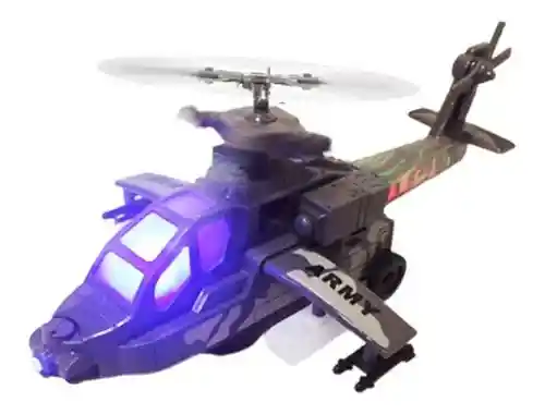 Helicóptero Luces Movimientos Sonidos Juguete Niños