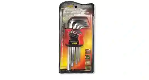 Juego De Llaves Bristol Hexagonales Set X 9 Piezas.