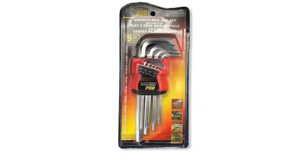 Juego De Llaves Bristol Hexagonales Set X 9 Piezas.