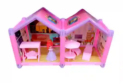 Casita De Juguete Armable Para Niña Dream Home + Accesorios Un Piso