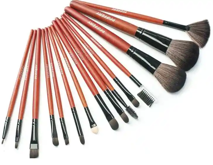 Kit De Brochas De Maquillaje Profesional X15 Pfiffery