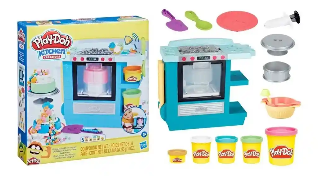  Set  Play Doh  Kitchen Creations Gran Horno De Pasteles 