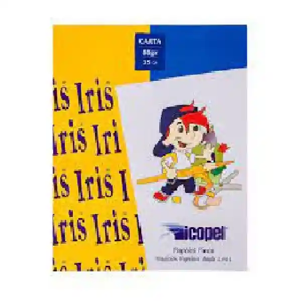 Block Papel Iris Carta Colores 35 Hojas