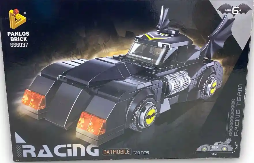 Juguete Armable Armatodo Batman Racing Batmobile 322pcs