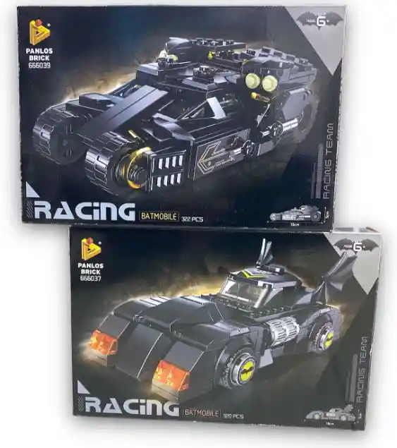 Juguete Armable Armatodo Batman Racing Batmobile 322pcs