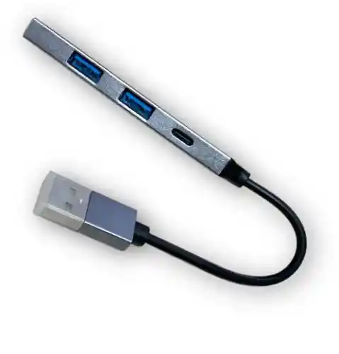 Multipuerto 4 Puertos Adaptador Usb&type-c - Tf - Usb 2.0 Ramitech