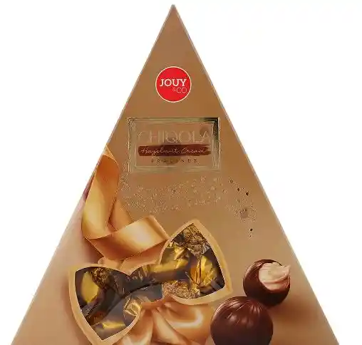 Chocolates Chiqola Cocoa Cream O Hazelnut Cream Triangulo Pralines