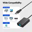 Usb A Vga Adaptador Convertidor Cable Usb 3.0