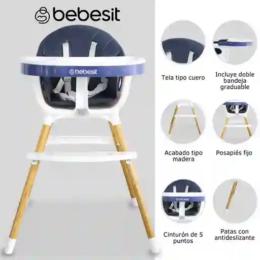 Bebesit Silla Comedor Baby Lunch Blue