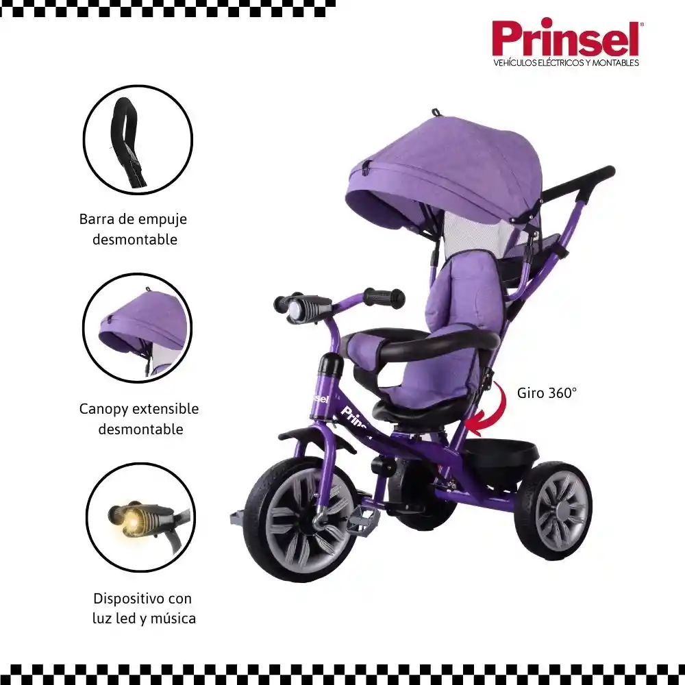 Triciclo Sun 360 Purple