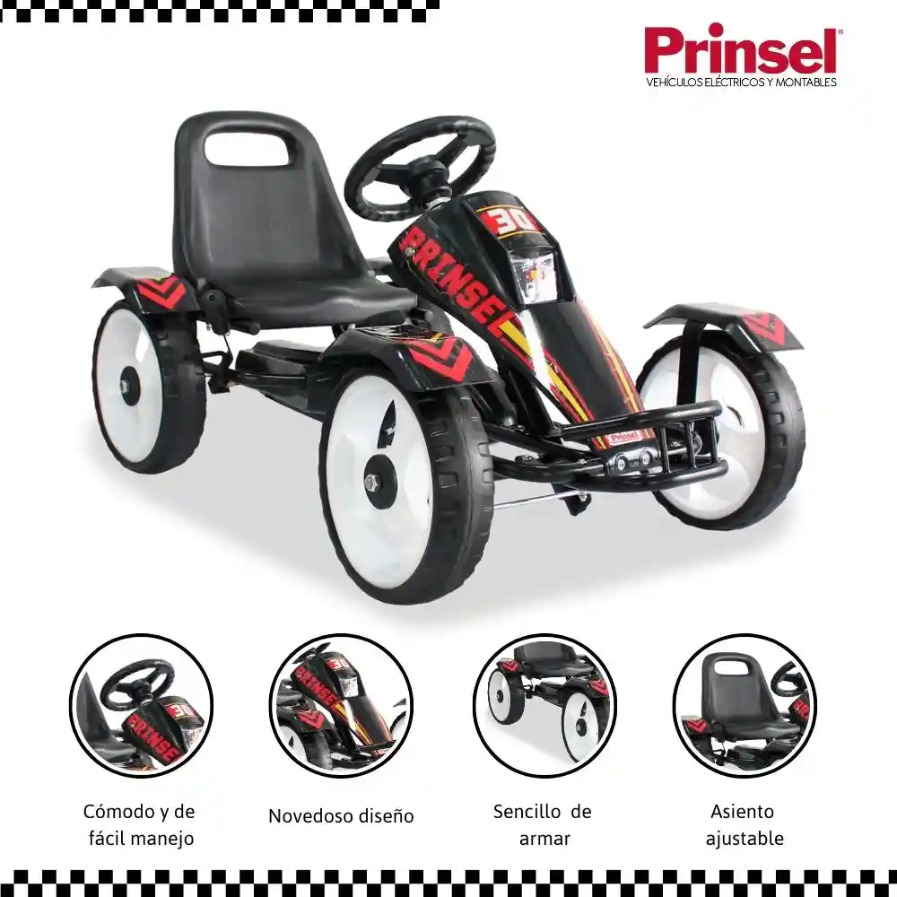 Prinsel Go Kart Con Pedalessilverstone