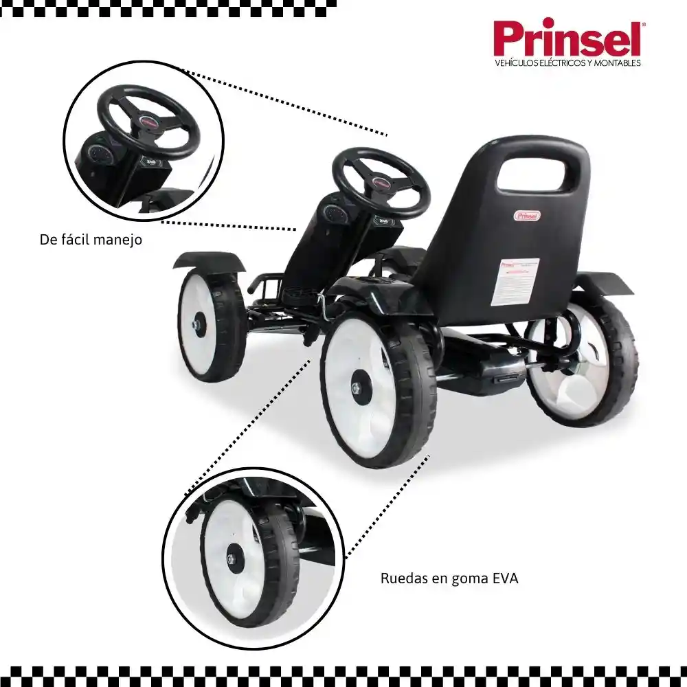 Prinsel Go Kart Con Pedalessilverstone