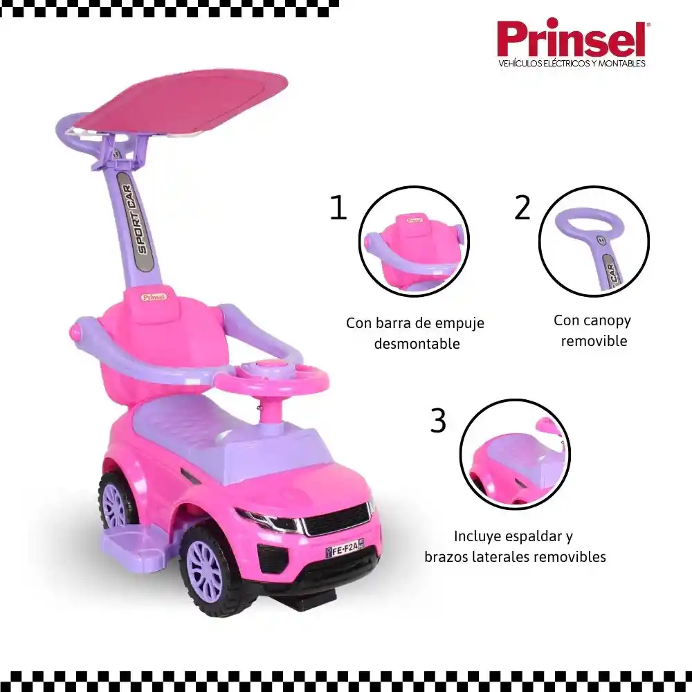 Prinsel Montable De Impulso Convertible Carritodiscovery Edicion Especial