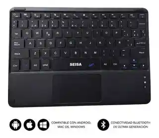 Teclado Bluetooth Co Tactiln Panel