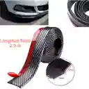 Lip De Bumper Universal Tipo Fibra De Carbono Tunning Carro