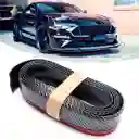 Lip De Bumper Universal Tipo Fibra De Carbono Tunning Carro