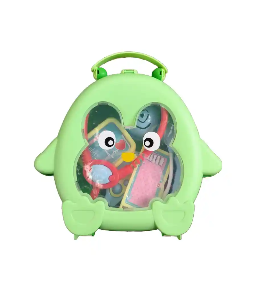 Kit Set De Doctor Doctor Pingüino Búho Para Niños Juguete Verde