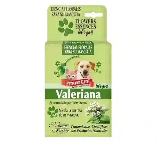Esencia Floral Valeriana Gotas Para Perros Y Gatos X 25ml