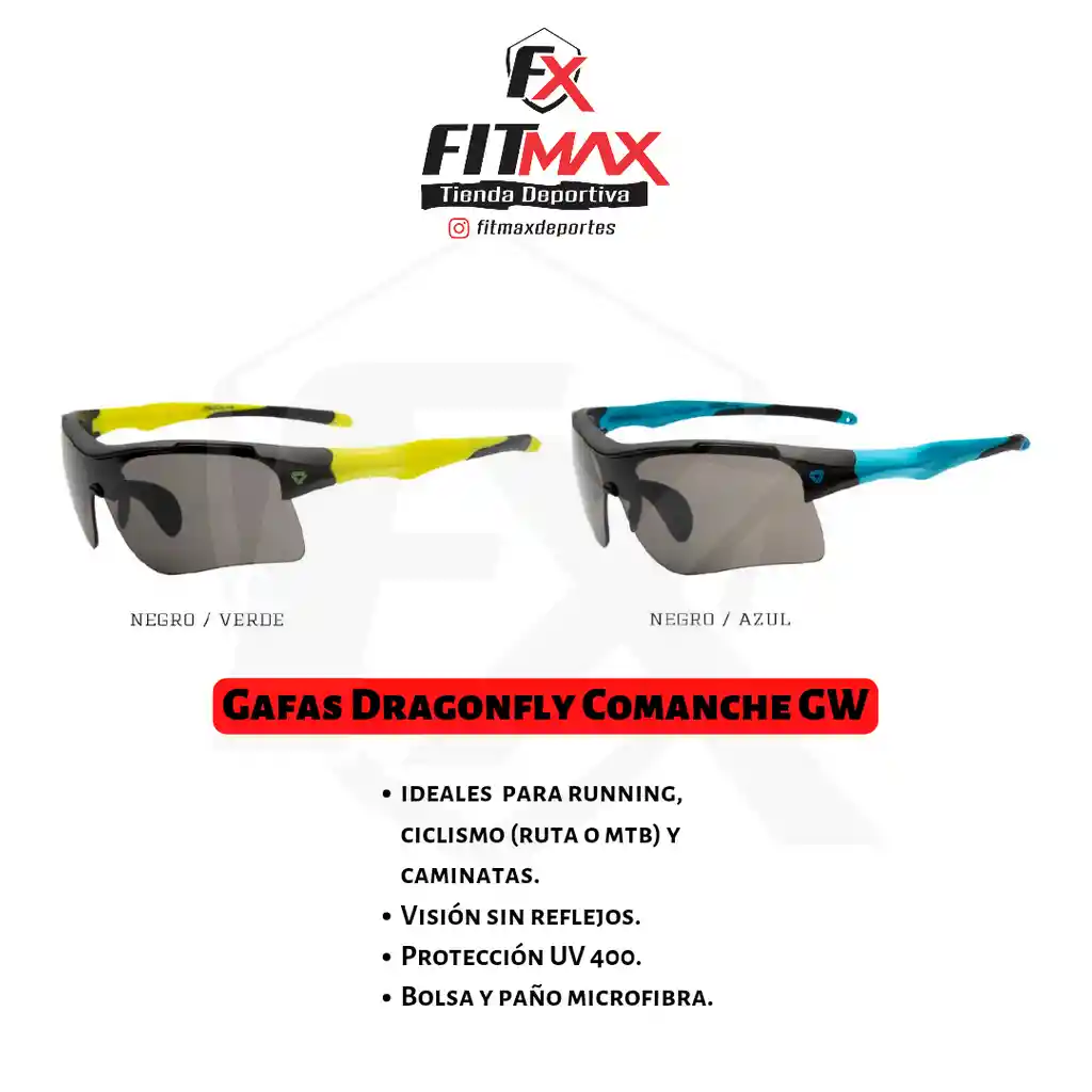 Gafas Dragonfly Comanche Verdes