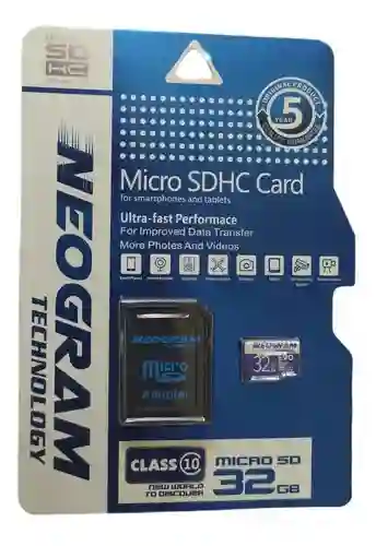 Memoria Neogram Micro Sd 32gb