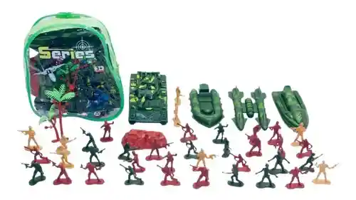Soldados Maleta Militares Juguete Figuras Acción Juego Niño