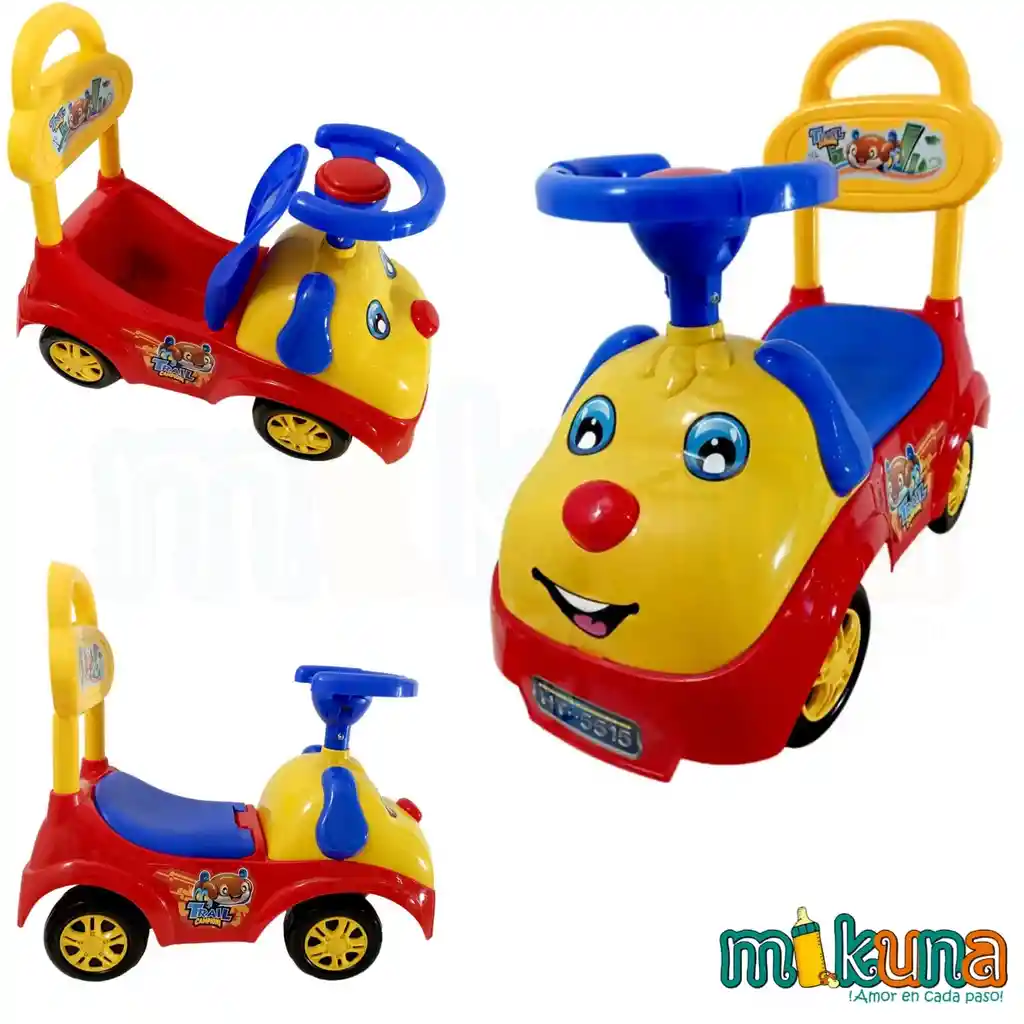 Carro Montable Perrito Rojo