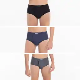 Pantaloncillo Clásico en Algodón Hombre Surtido Liso Londres X 3 Talla 36